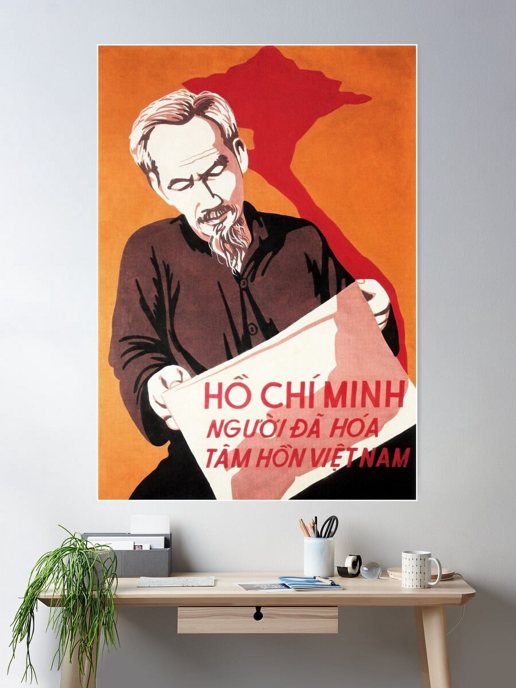 Kna Prints - 1 Pc Poster Ho Chi Minh He Who Transformed The Vietnamese ...