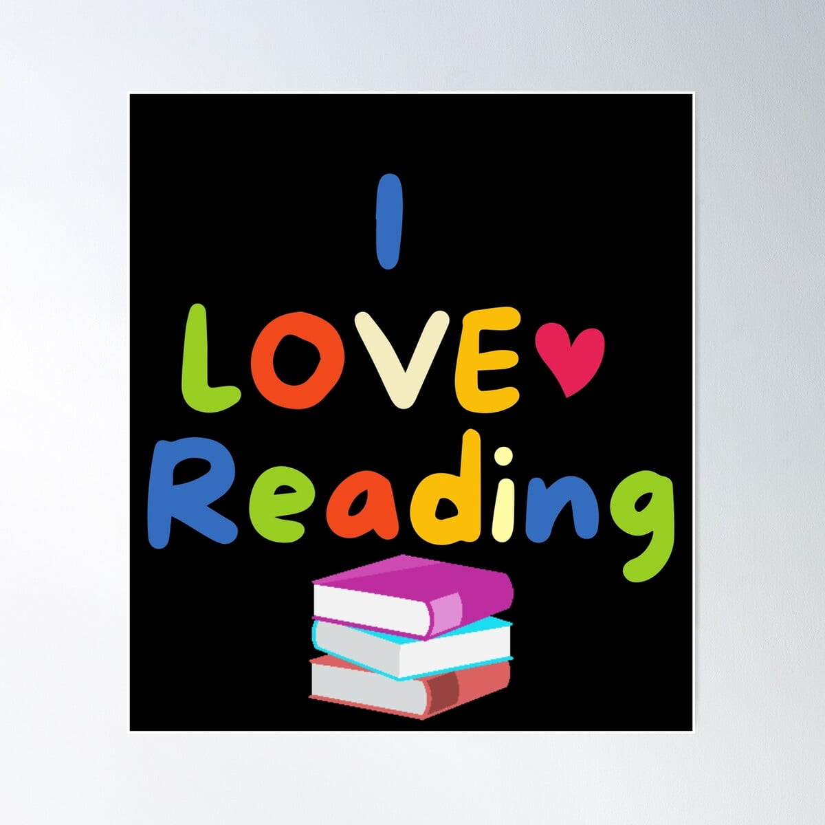 Kna Prints - 1 Pc Poster I Love Reading Back To School Student Teacher ...