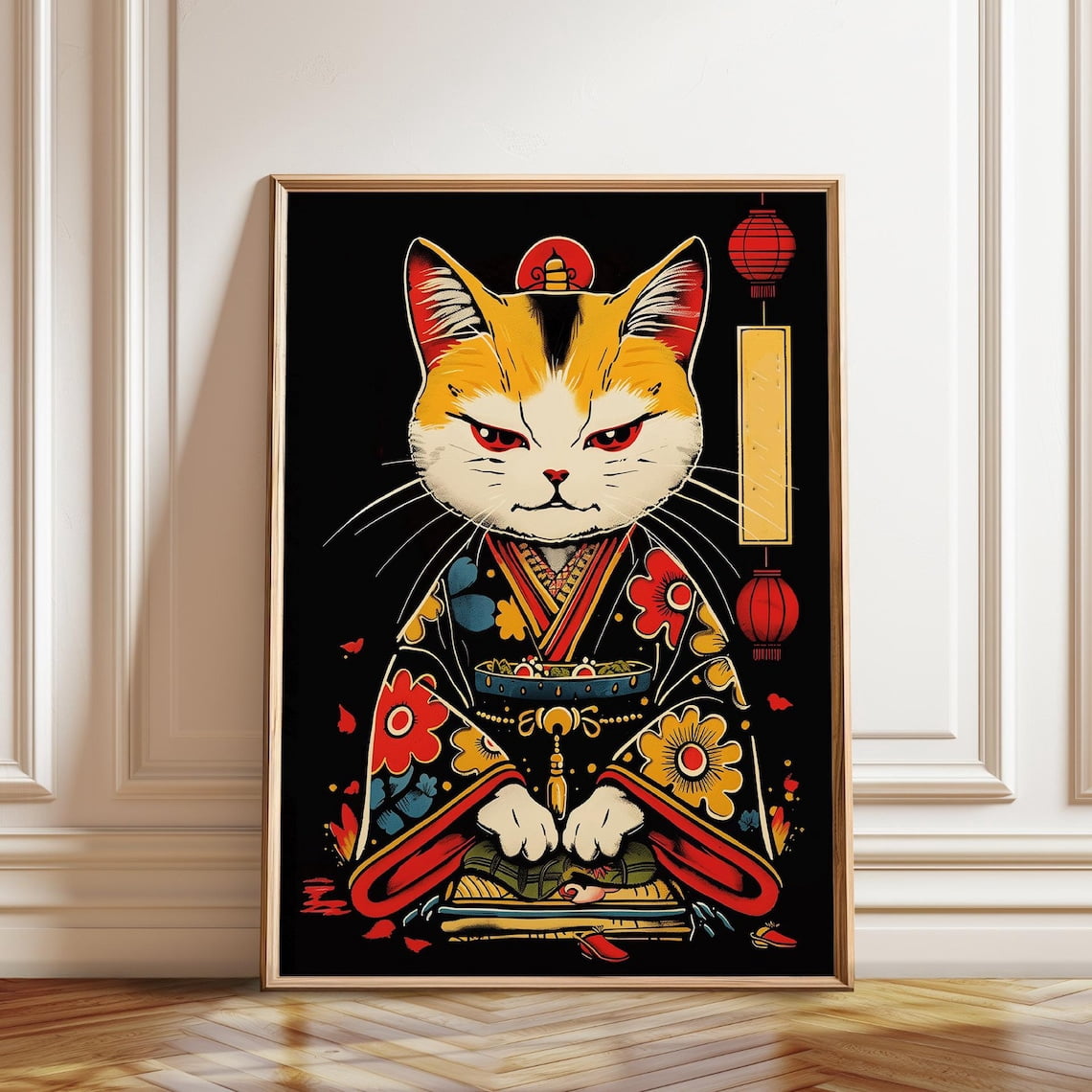 Kna Prints - 1 Pc Poster Imperial Cat Art Print Traditional Japanese ...