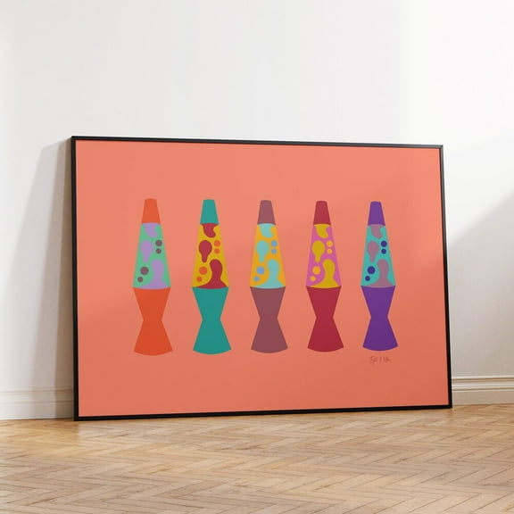 Kna Prints - 1 Pc Poster Lava Lamp Poster, Colorful Retro , 90S Wall Art, Early 2000S Decor, 90S Nostalgia, Preppy Wall Art, Preppy Room Decor, Vintage 90S Art, UNFRAMED-24x36