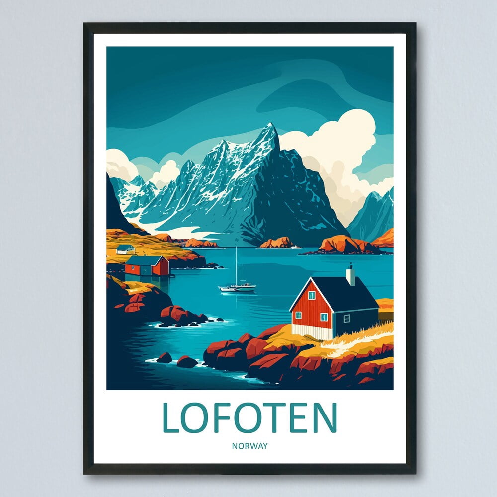 Kna Prints 1 Pc Poster Lofoten Islands Travel Lofoten Home Photo Inspiration