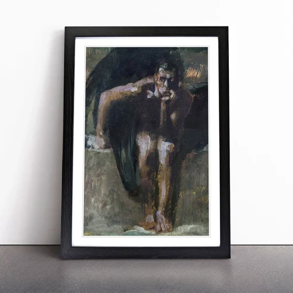 Kna Prints - 1 Pc Poster Lucifer Vol.2 By Franz Von Stuck Wall Poster, UNFRAMED-16x24