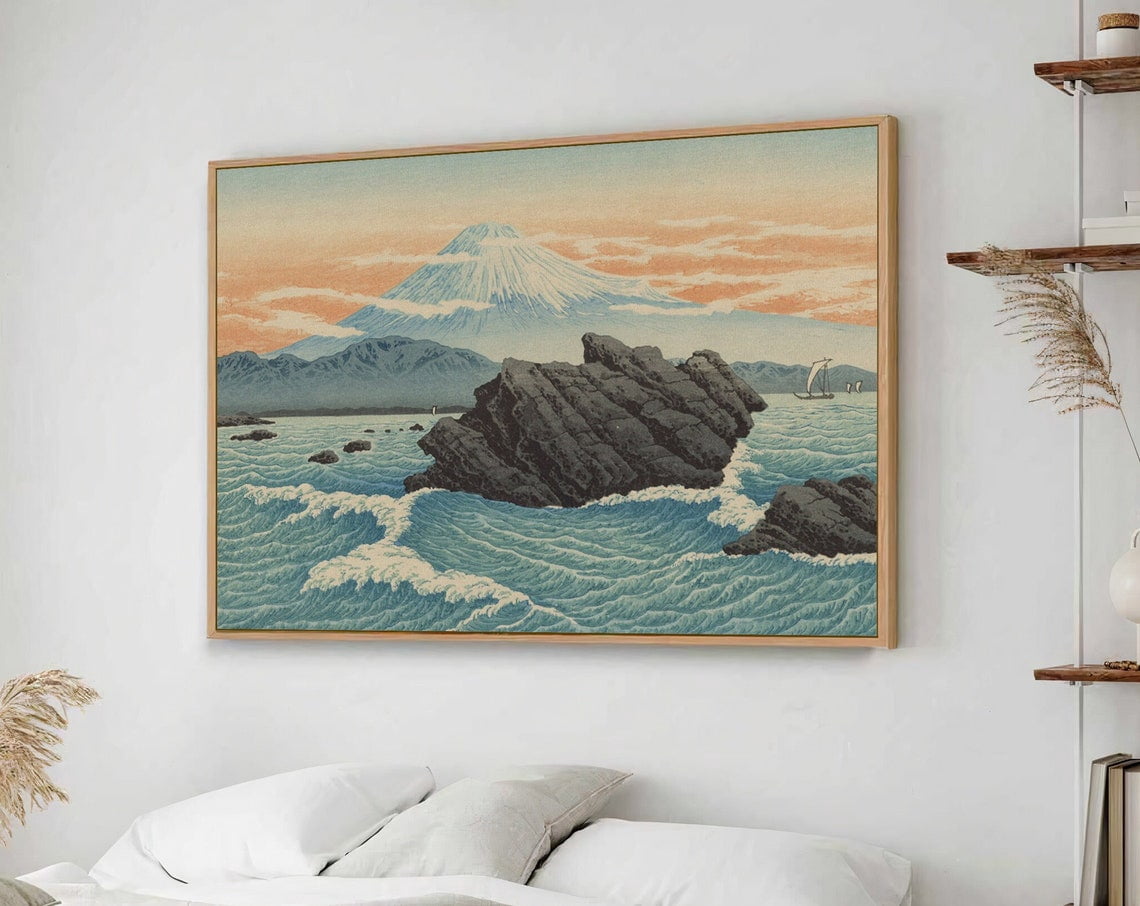 Kna Prints - 1 Pc Poster Mt Fuji Shotei Takahashi Japanese Woodblock ...