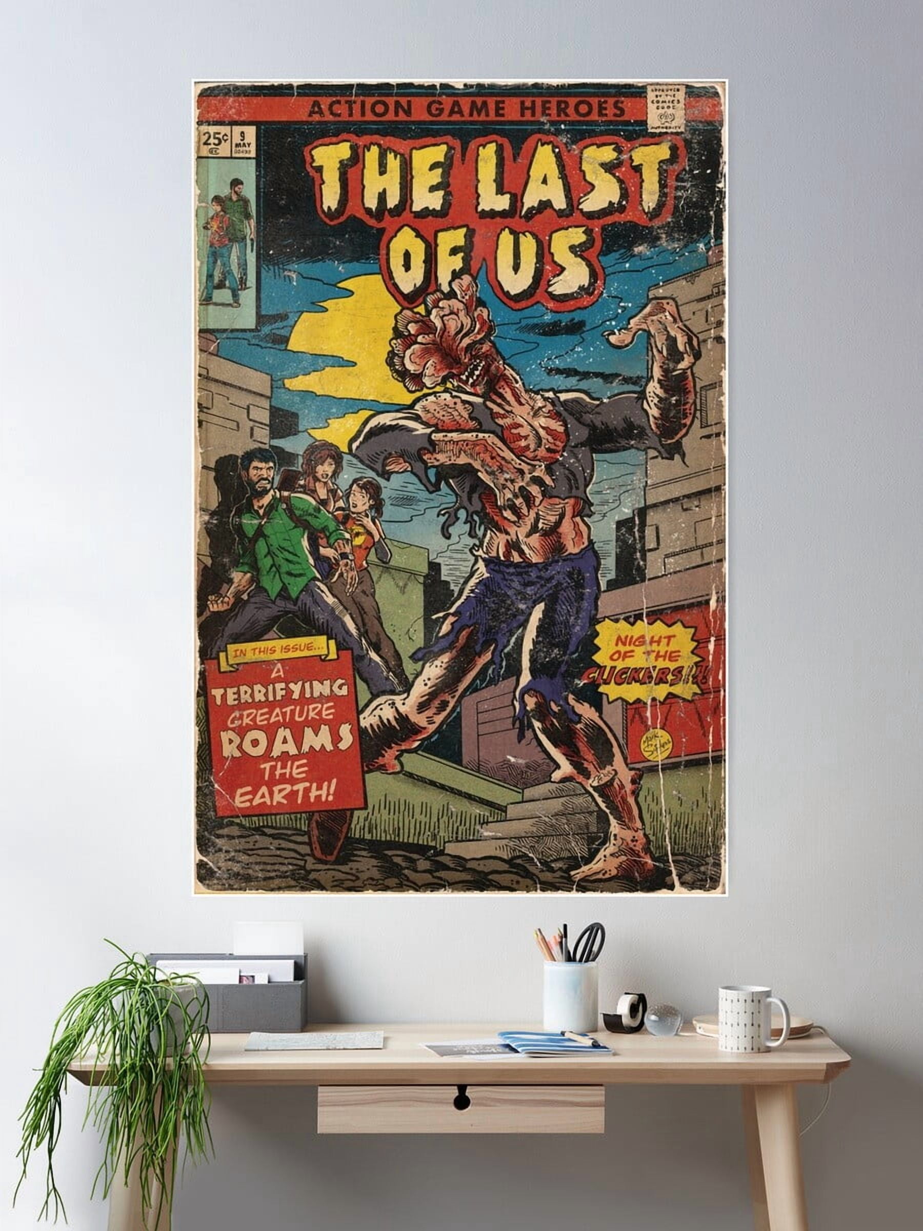 Clicker Poster Kna Prints - 1 Pc Poster Night Of The Clickers Comic Book Cover Fan Art ...