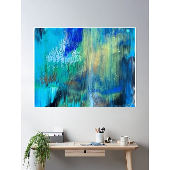 Kna Prints - 1 Pc Poster Ocean Vibes Part 2, UNFRAMED-12x18