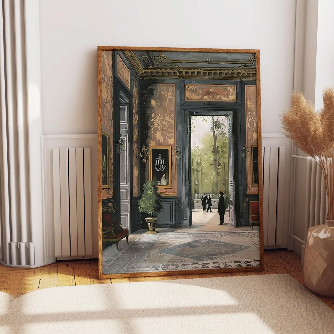 Kna Prints - 1 Pc Poster Palatial Estate Garden View Art Grand Entrance ...
