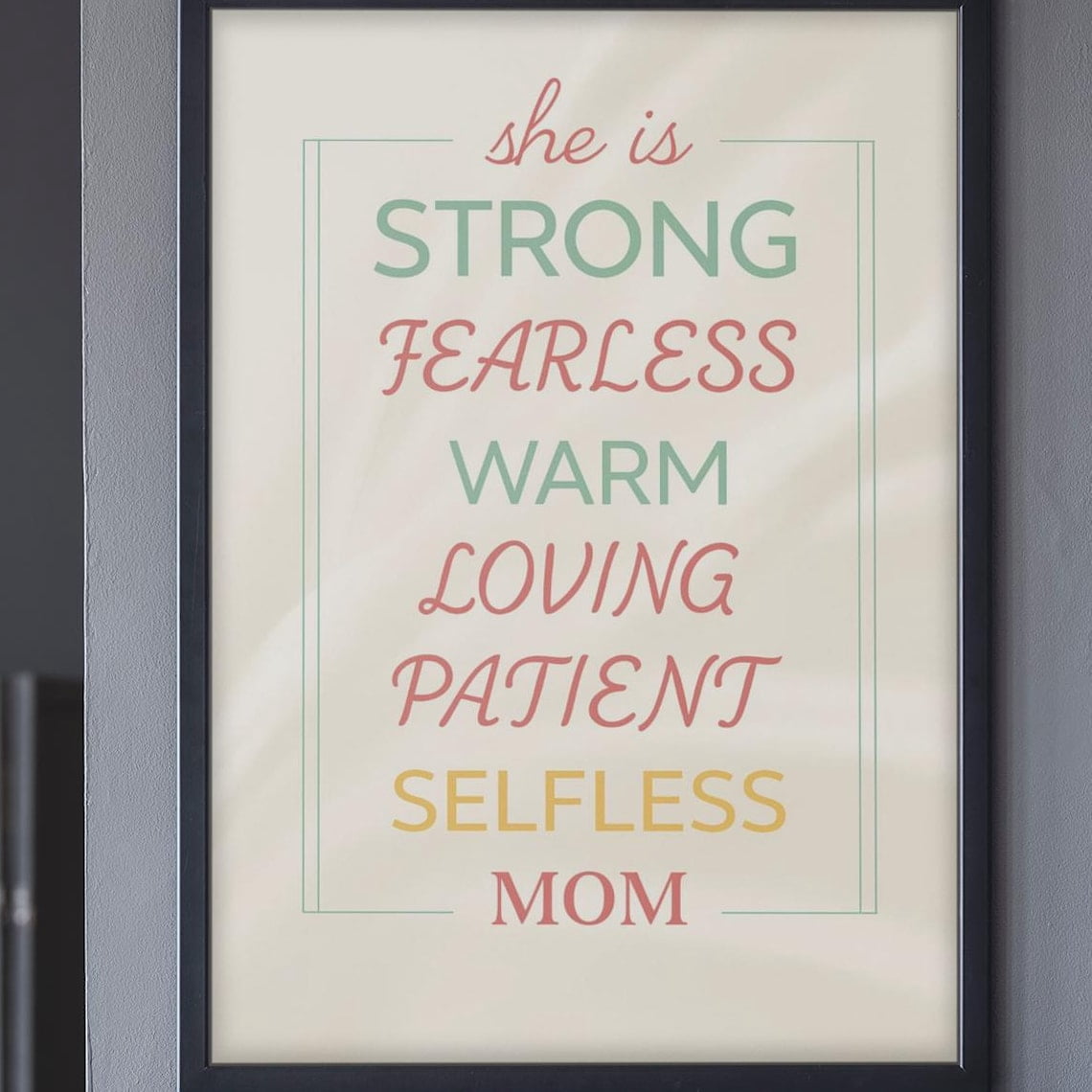 Kna Prints - 1 Pc Poster Printable Mother'S Day Wall Art Inspirational ...