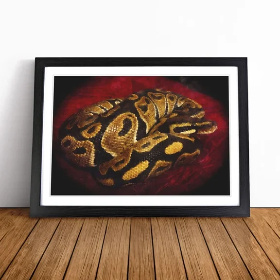 Kna Prints - 1 Pc Poster Python Snake Wall Poster Decor Living Room, UNFRAMED-8x12