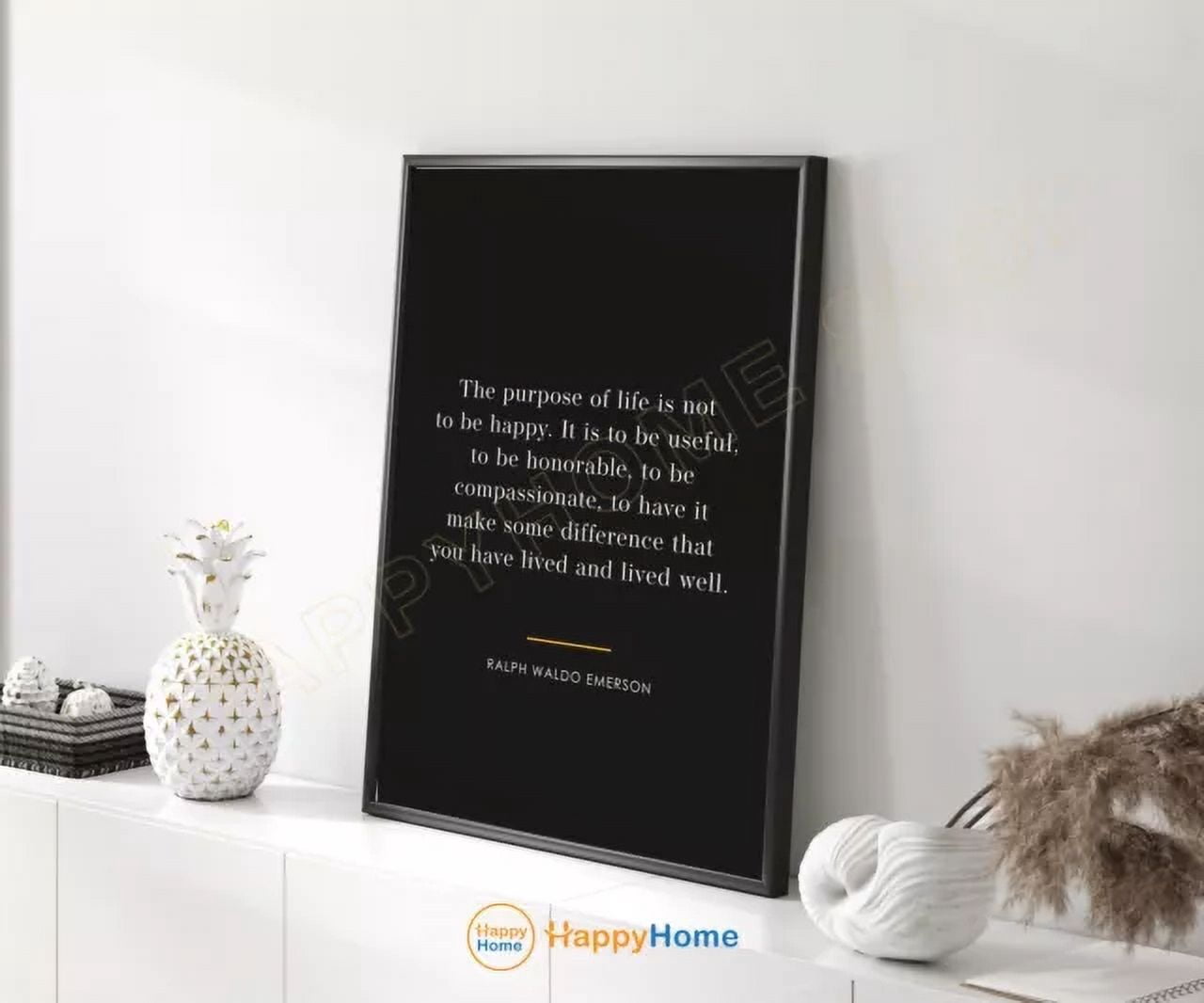 Kna Prints - 1 Pc Poster Ralph Waldo Emerson Quote Wall Art Life ...