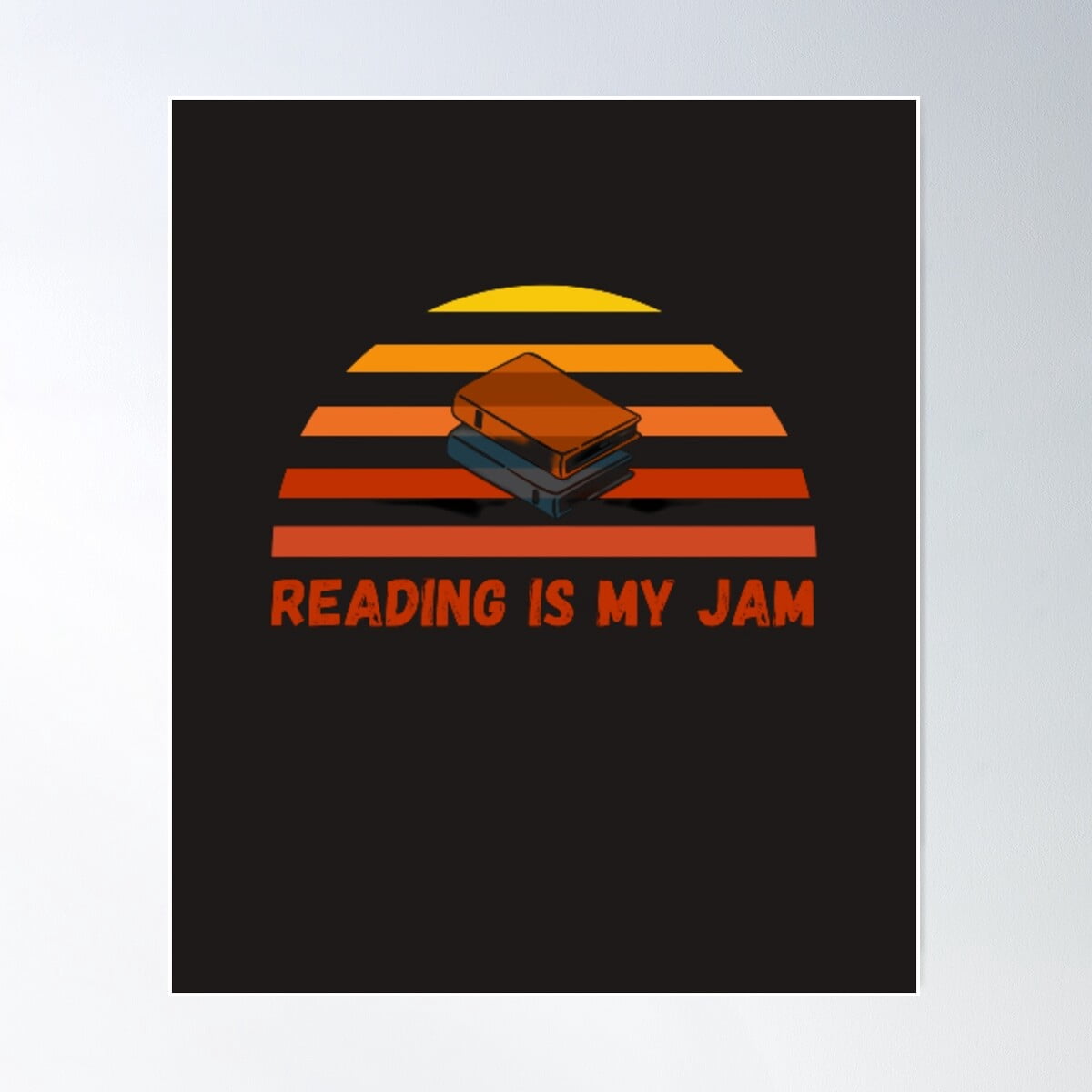 Kna Prints - 1 Pc Poster Reading Is My Jam Bookaholic Bookstagram ...