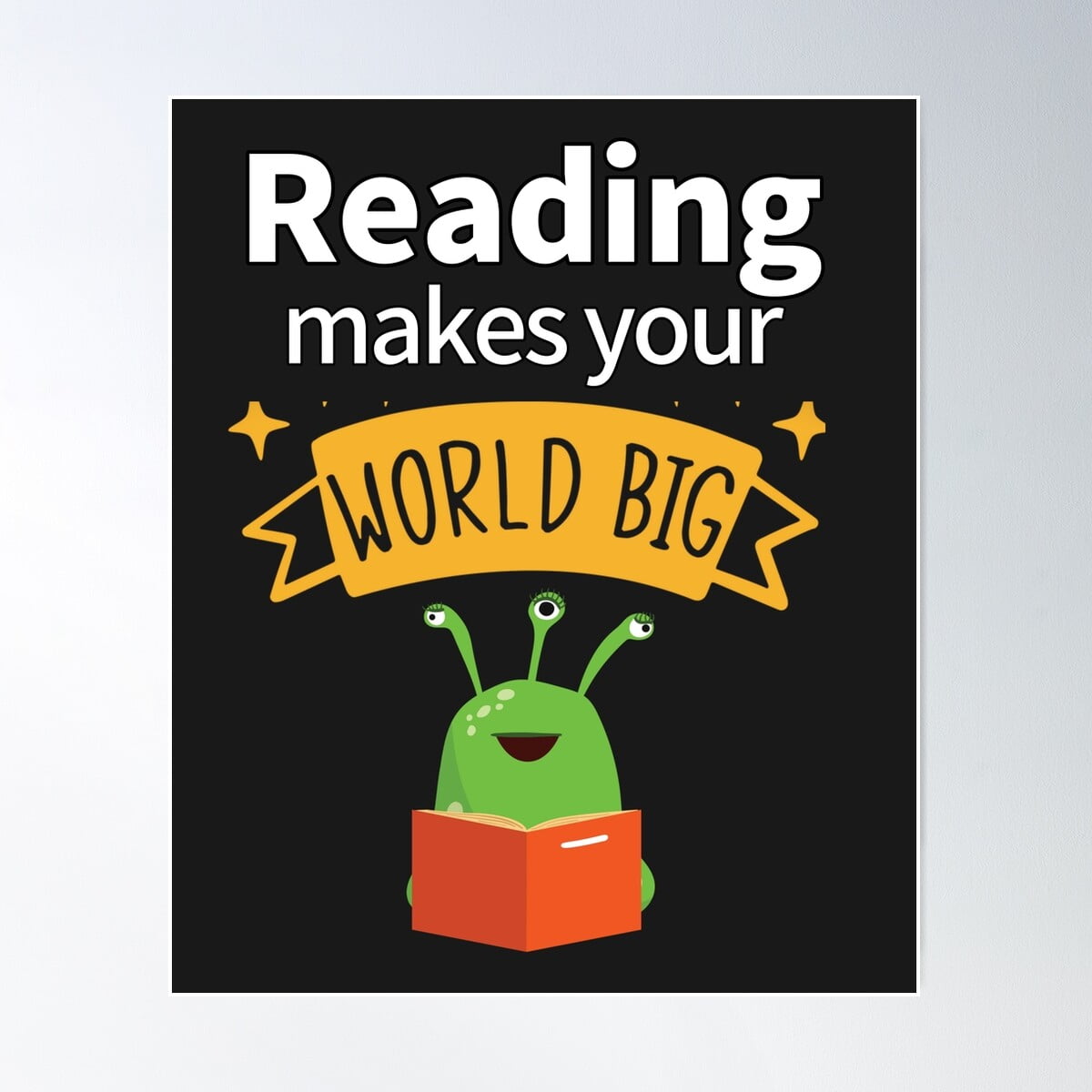 Kna Prints - 1 Pc Poster Reading Makes Your World Big National Reading ...