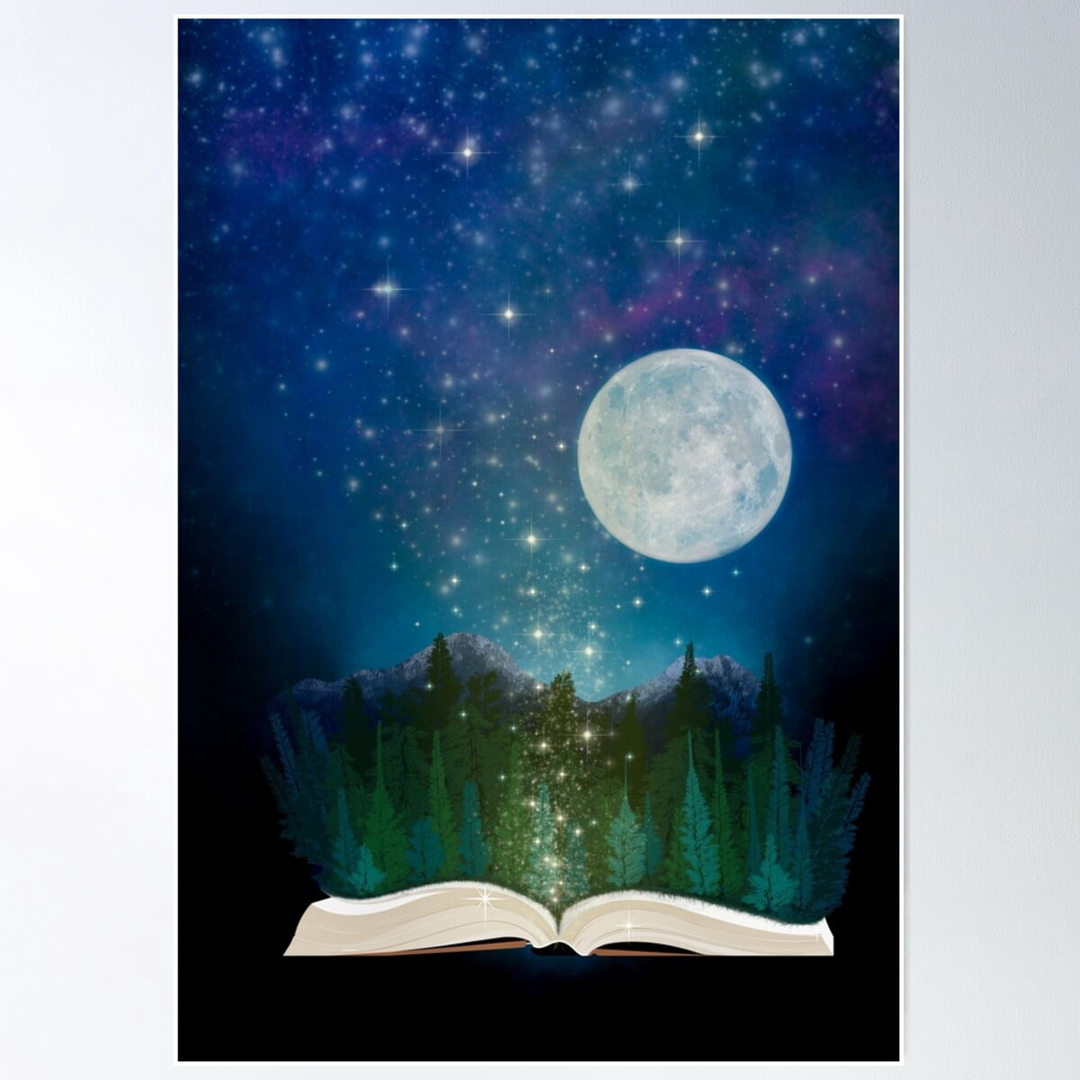 Kna Prints - 1 Pc Poster Reading Opens Your Imagination, UNFRAMED-12x18 ...