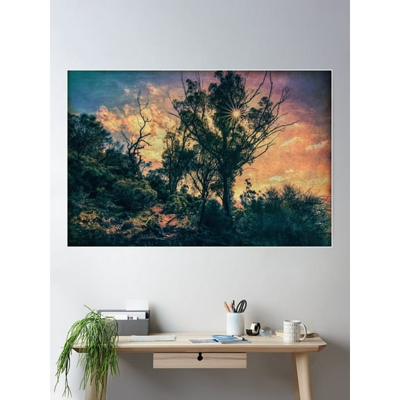 Kna Prints - 1 Pc Poster Sglow, UNFRAMED-8x12