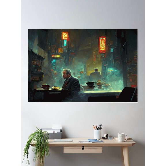 Kna Prints - 1 Pc Poster Somewhere Artificial 014, UNFRAMED-8x12