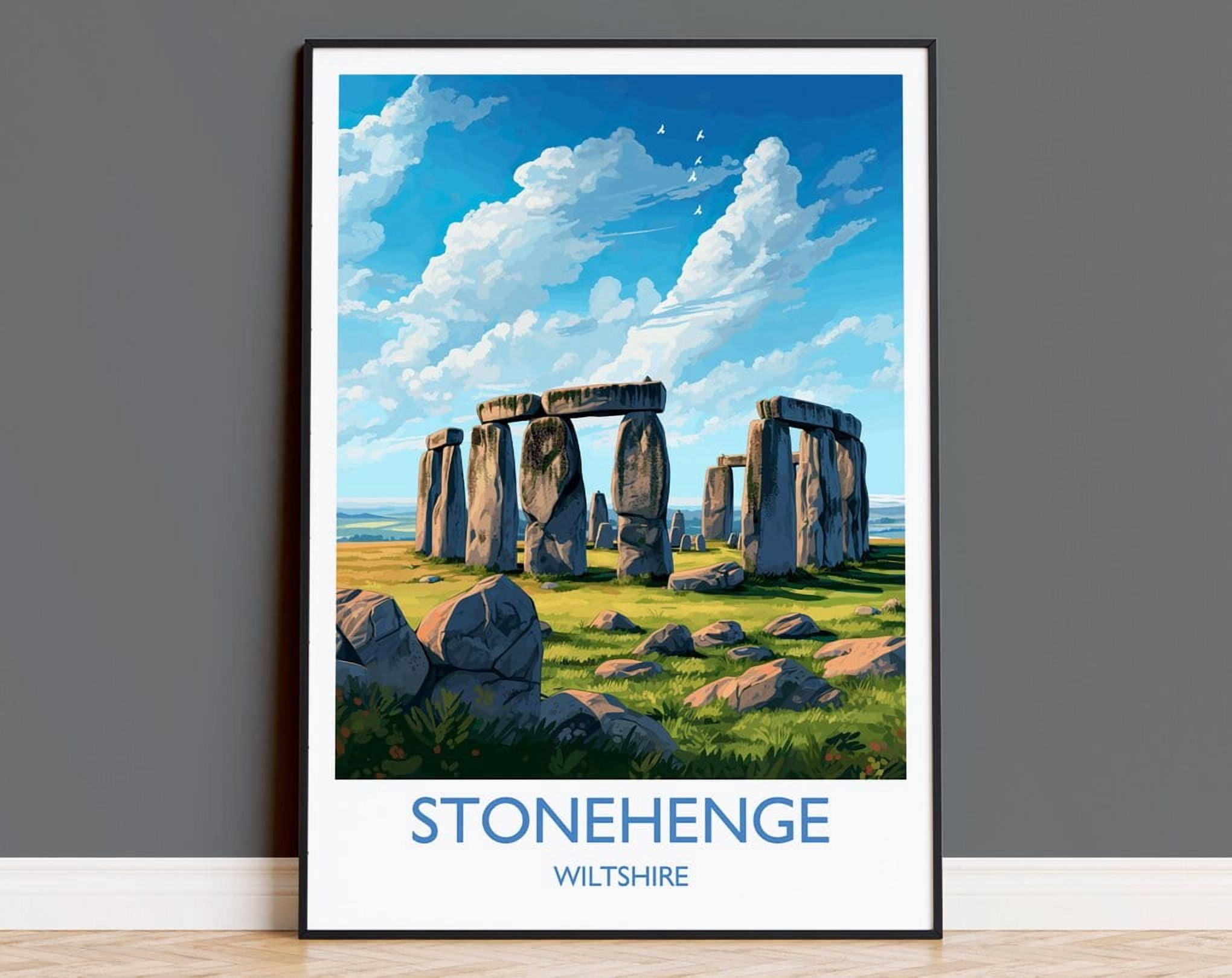 Kna Prints - 1 Pc Poster Stonehenge Travel Print, Travel Of Stonehenge ...