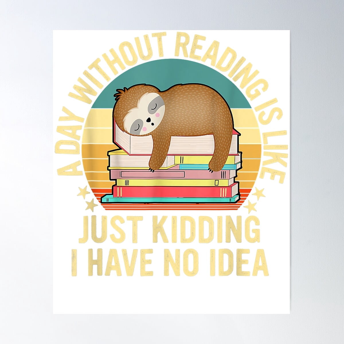 Kna Prints - 1 Pc Poster Teacher Book Reading, UNFRAMED-12x18 - Walmart.com