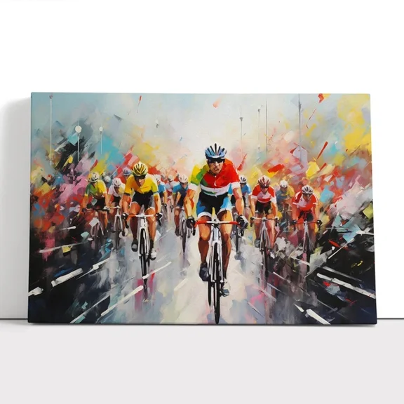 Kna Prints - 1 Pc Poster Tour De France Cycling Contemporary Wall Art Poster Picture, UNFRAMED-16x24