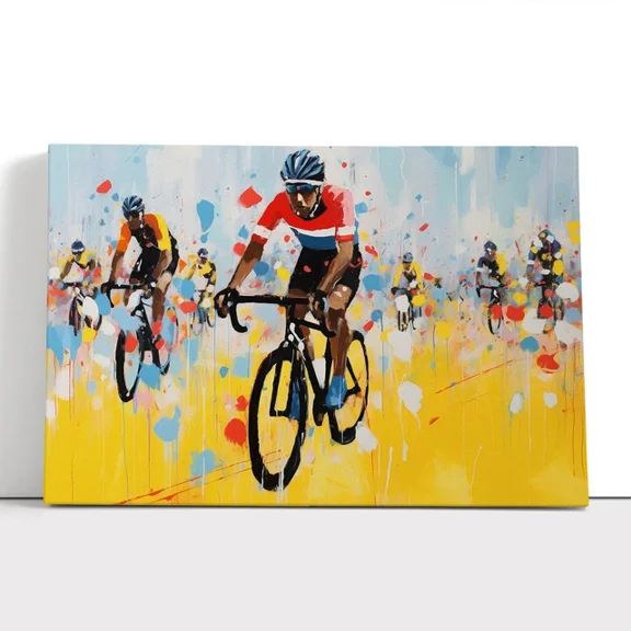 Kna Prints - 1 Pc Poster Tour De France Cycling Minimalism Wall Art Poster Picture, UNFRAMED-12x18