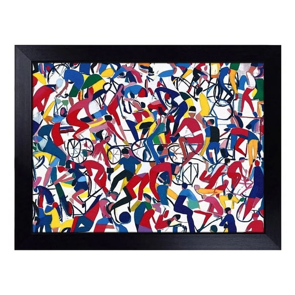 Kna Prints - 1 Pc Poster Tour De France Pattern, UNFRAMED-8x12