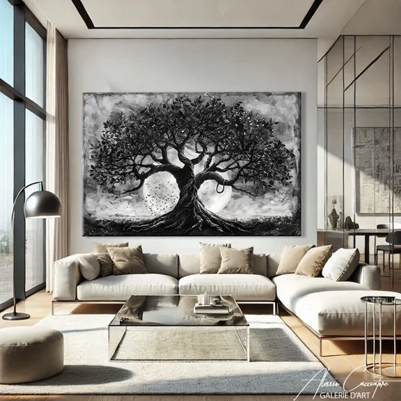 Kna Prints - 1 Pc Poster Tree Of Life Wall Art Large Abstract Art Spiritual Gifts Decor, UNFRAMED-8x12