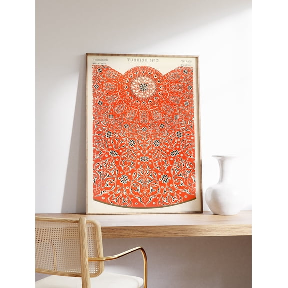 Kna Prints - 1 Pc Poster Turkish Rug Wall Print, Turkish Decor, Vintage Magazine , Graphical Pattern , Historical Art, Interior Design, Gift, A1/A2/A3/A4, UNFRAMED-12x18