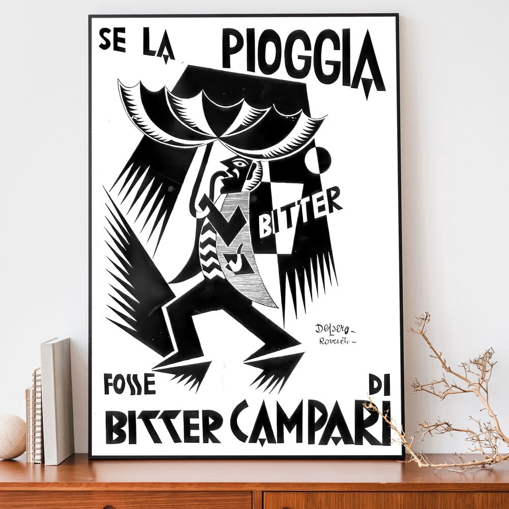 Kna Prints - 1 Pc Poster Vintage Bitter Campari Soda Poster, Italian ...