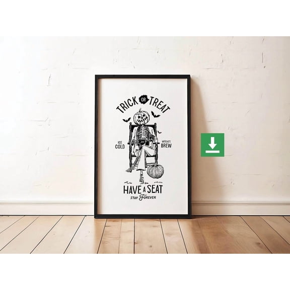 Kna Prints - 1 Pc Poster Witches Brew Coffee Wall Art Coffee Bar Decor Halloween Coffee Print Printable Art Bar Cart Kitchen Decor Gift, UNFRAMED-8x12