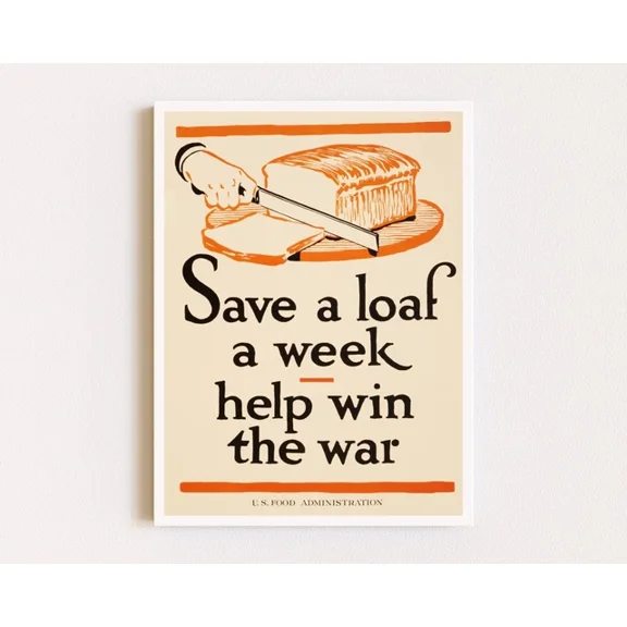 Kna Prints - 1 Pcs Poster Food Poster Bread Poster Vintage Kitchen Poster Advertising Posters, UNFRAMED-24x36