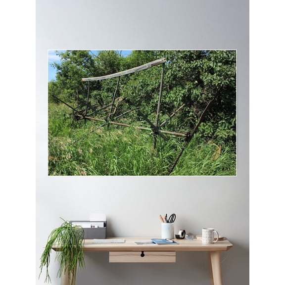 Kna Prints - An Old Binder For Home Decor, Living Room, Bedroom, Office, UNFRAMED-24x36