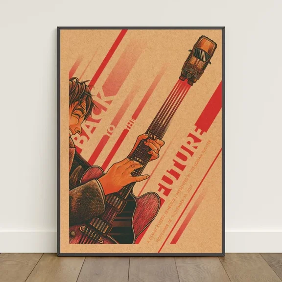 Kna Prints - Back To The Future Poster | Retro Print For Home Decor, Living Room, Bedroom, Office, UNFRAMED-8x12