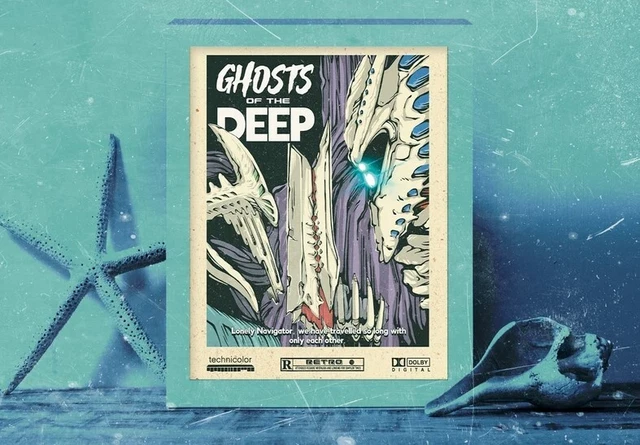 Kna Prints - Deep Sea Resurrection Poster For Home Decor, Living Room ...