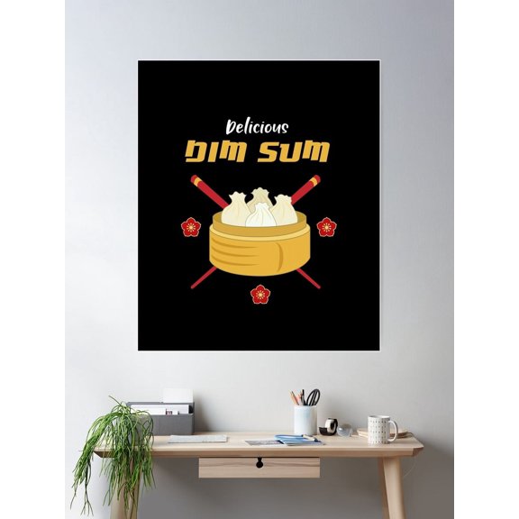 Kna Prints - Dim Sum Basket Poster, UNFRAMED-8x12