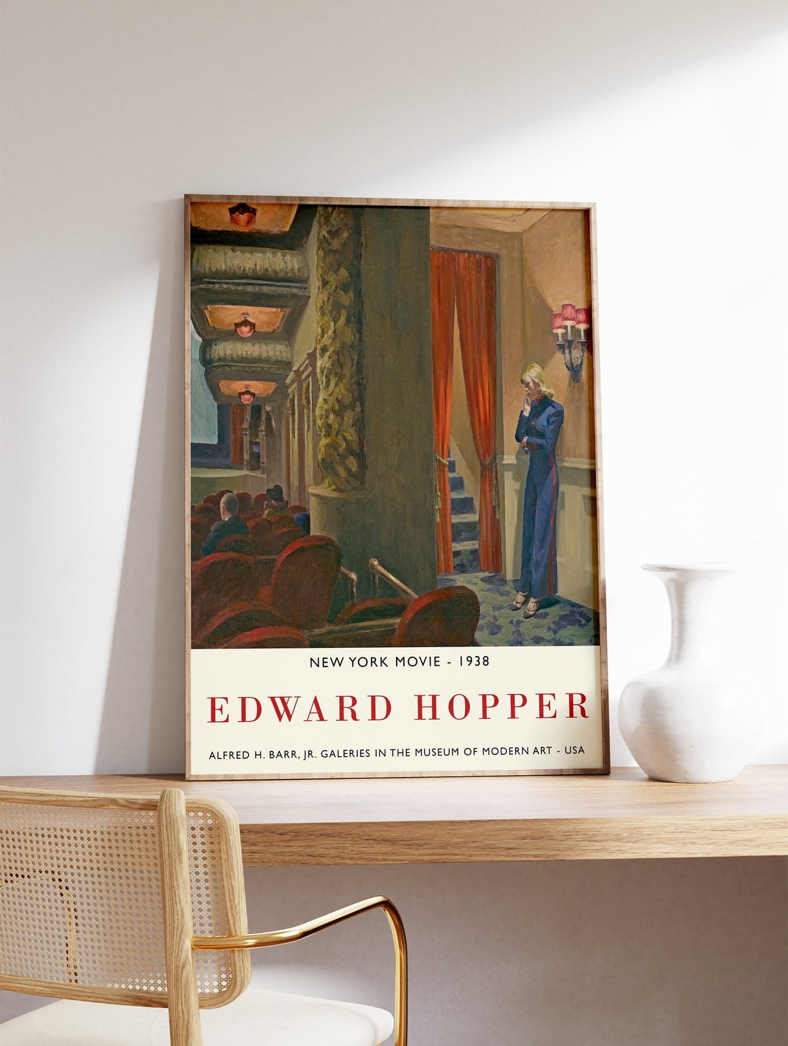 Kna Prints Edward Hopper Exhibition Poster, New York Movie, Edward