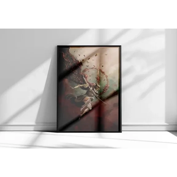 Kna Prints - Elden Ring Malenia Blade Of Miquella The Severed Poster For Home Decor, Living Room, Bedroom, Office, UNFRAMED-8x12