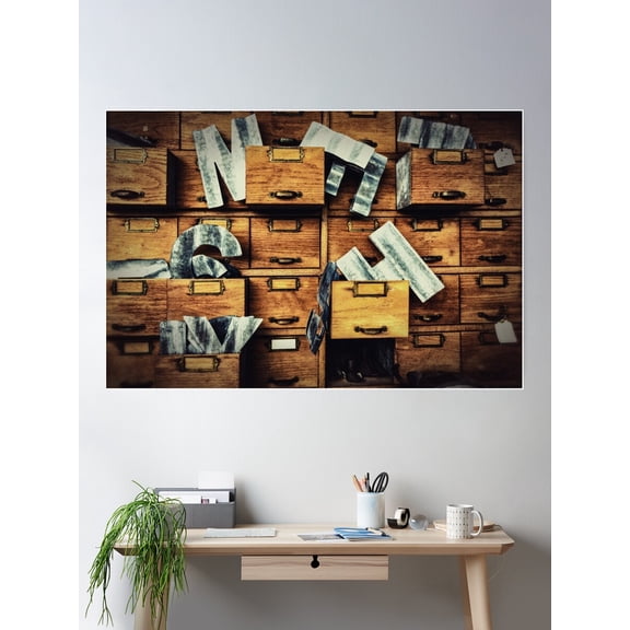 Kna Prints - Filing System Poster , UNFRAMED-16x24