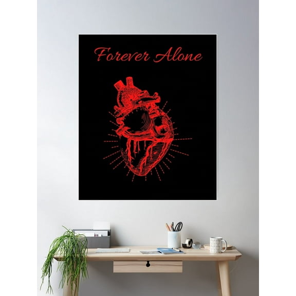 Kna Prints - Forever Poster Wall Art, Modern Wall Decor For Living Room Bedroom, UNFRAMED-16x24