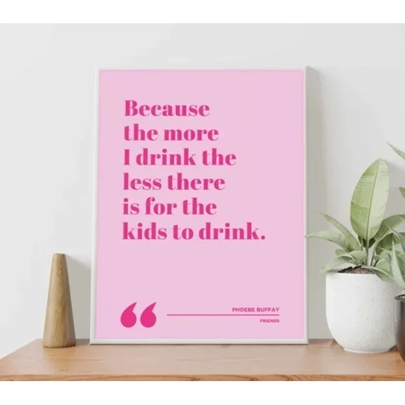 Kna Prints - Friends Poster | Phoebe Buffay Print | Friends Tv Series | Central Perk 1 For Home Decor, Living Room, Bedroom, Office, UNFRAMED-8x12