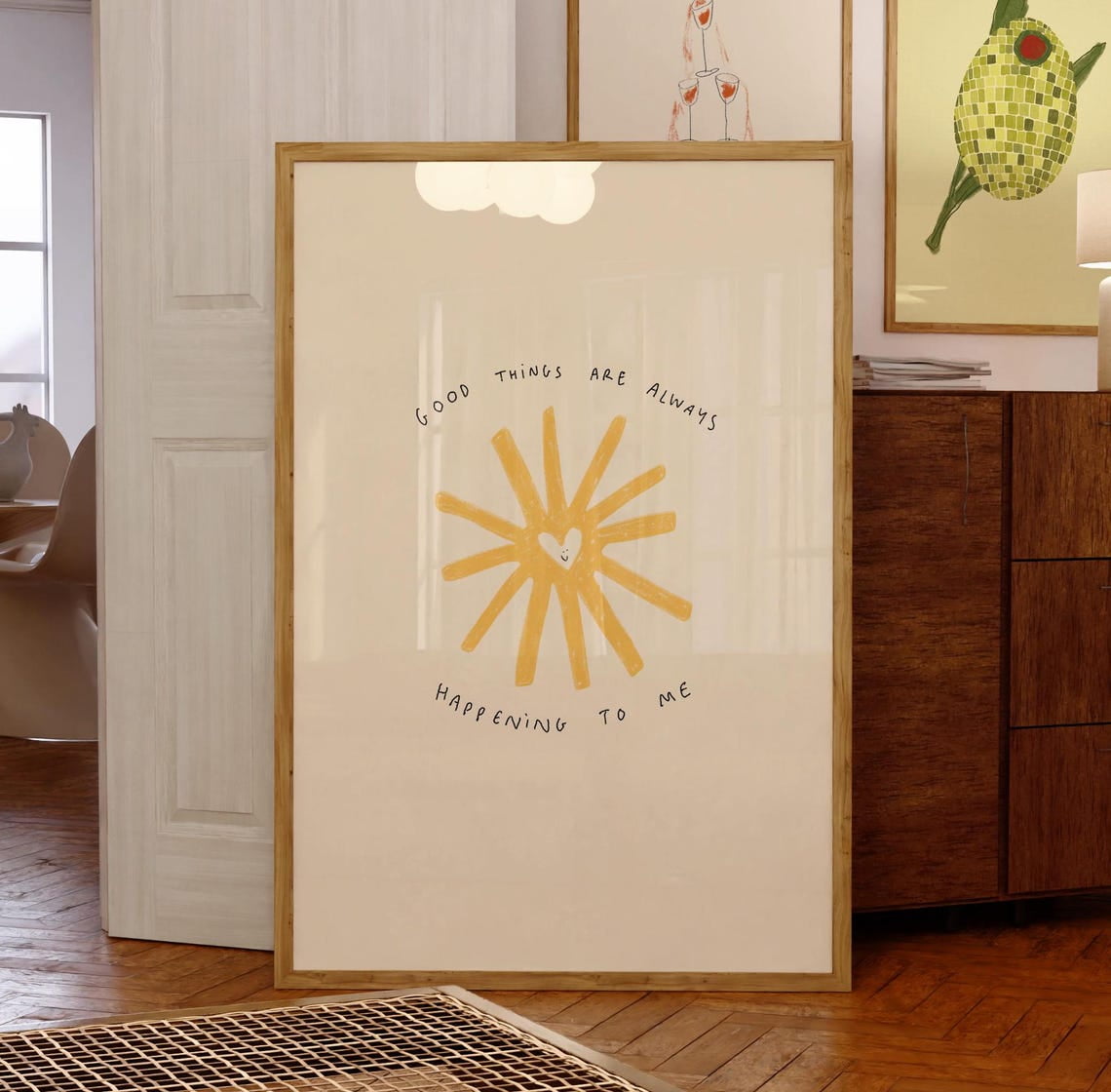 Kna Prints - Good Things Are Always Happening Wall Print Positive ...