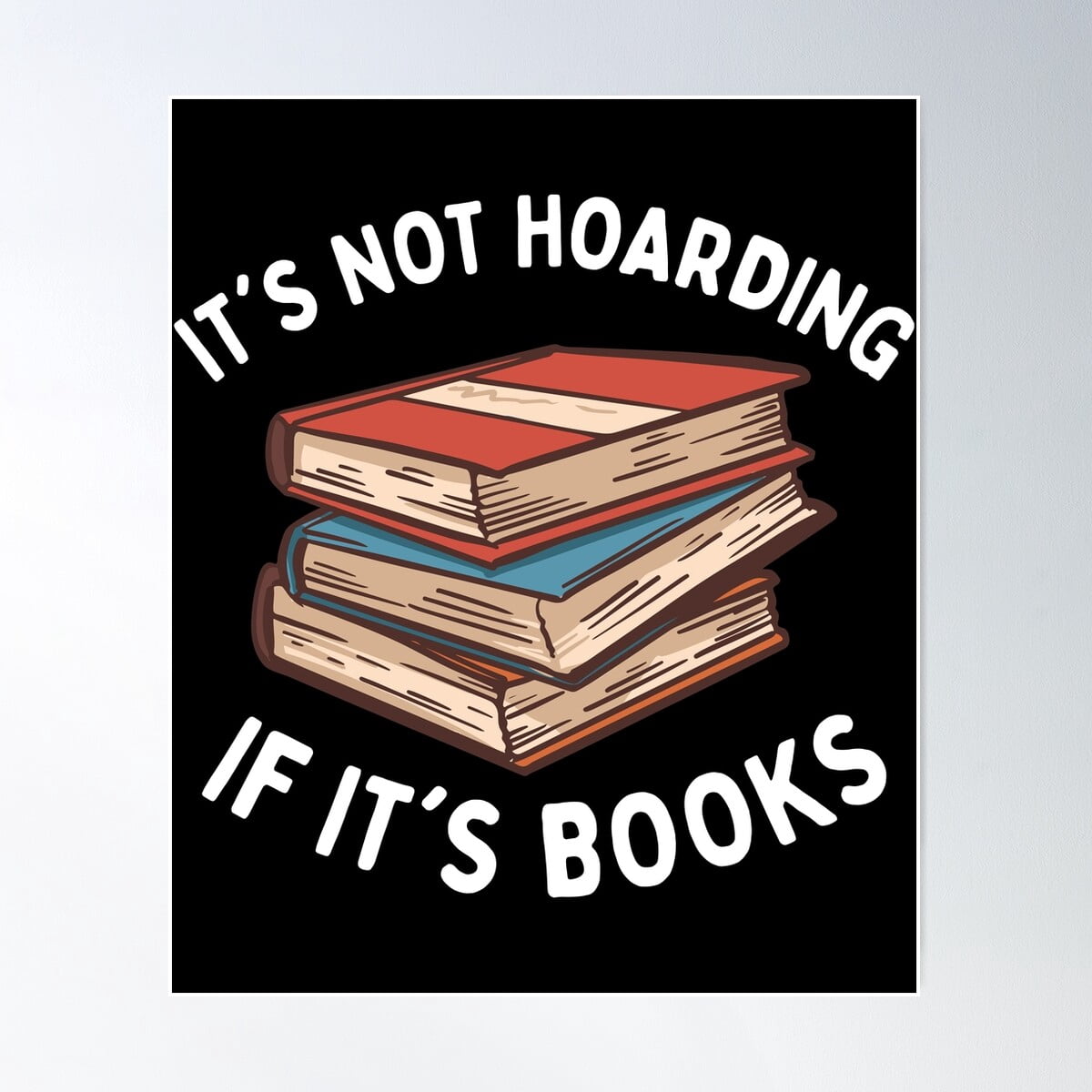 Targa in metallo con scritta Dragon It's Not Hoarding If It's Books