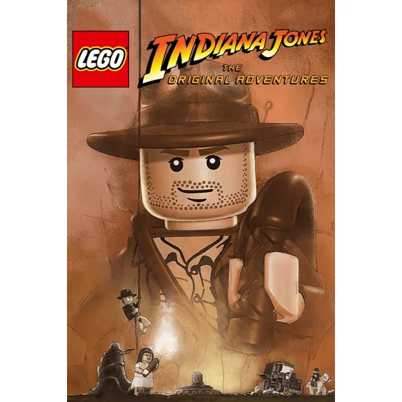 Kna Prints - Lego Indiana Jones: The Original Adventures Poster For Home Decor, Living Room, Bedroom, Office, UNFRAMED-8x12