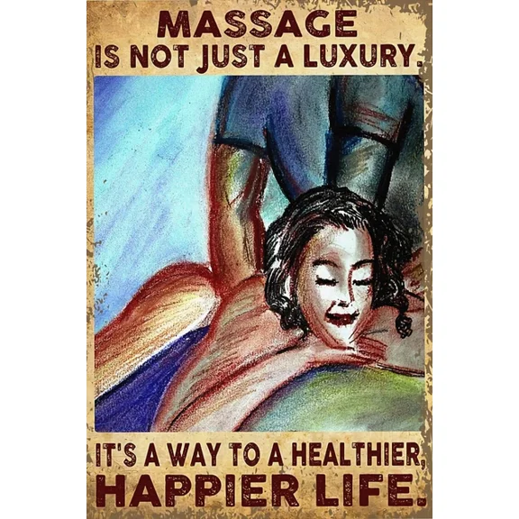 Kna Prints - Massage Therapist Massage Is Not Just A Luxury Paper Postere Wal Wall Art Print For Home Decor, Living Room, Bedroom, Office, UNFRAMED-8x12