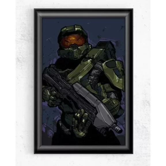 Kna Prints - Master Chief For Home Decor, Living Room, Bedroom, Office, UNFRAMED-8x12