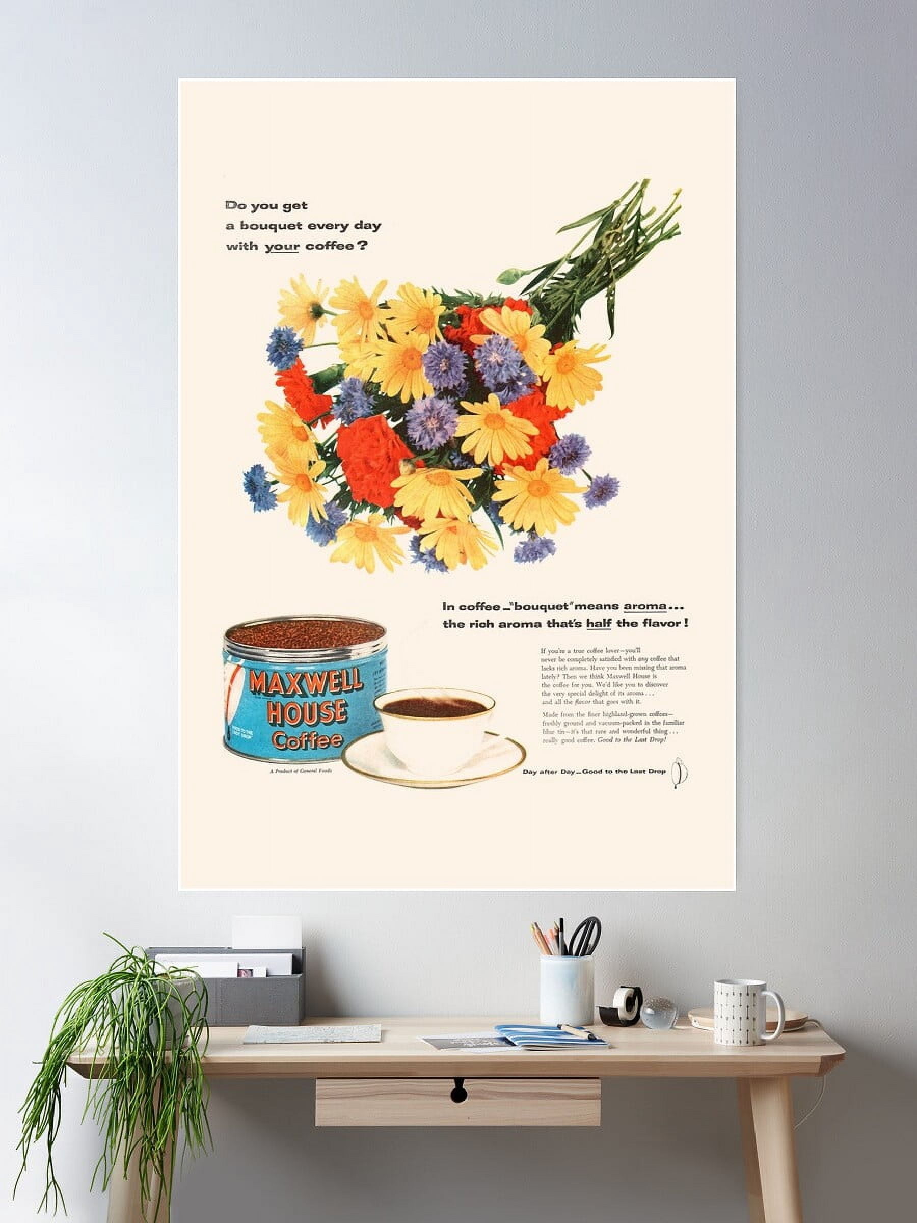 Kna Prints - Maxwell House Coffee Poster , UNFRAMED-24x36 - Walmart.com