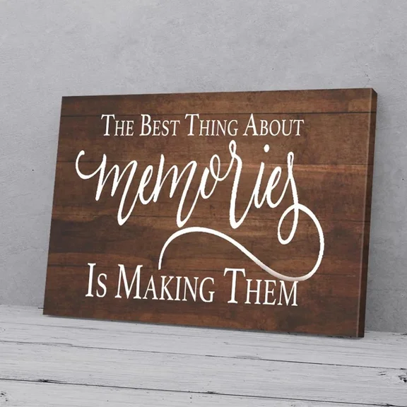 Kna Prints - Memories Home, Wall Art Print For Home Decor, Living Room, Bedroom, Office, UNFRAMED-24x36