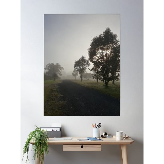 Kna Prints - Moody Winter Morning. Poster , UNFRAMED-12x18