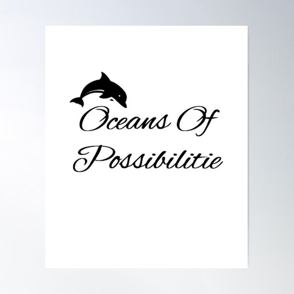 Kna Prints - Oceans Of Possibilities Summer Poster , UNFRAMED-16x24