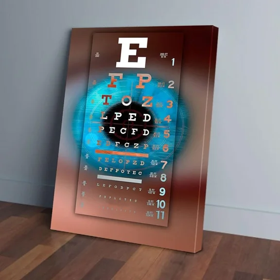 Kna Prints - Optometrist Art Eye Chart Prints Unframed Prints For Home Or Office, Perfect Gift For Everyone, UNFRAMED-8x12