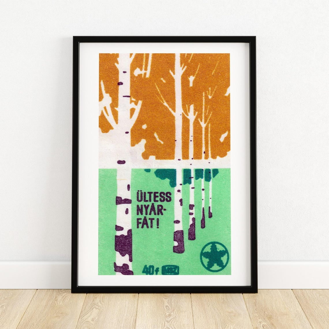Kna Prints - Plant A Summer Tree - Matchbox Print - Aesthetic Wall Art ...