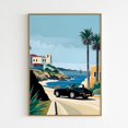 thumbnail image 1 of Kna Prints - Porsche Coastal Drive Poster Â€“ Car Wall Art - Gift For Him Unframed Poster, UNFRAMED-24x36, 1 of 2