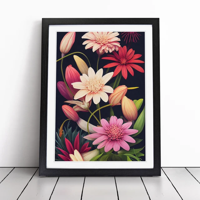 Kna Prints - Poster Creative Flowers Picture Poster Decor Living Room ...